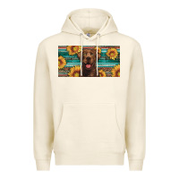 Tofu western chocolate labrador license plate Premium Hoodie - Artiststas