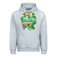 Heather Grey st.patricks one lucky nurse Urban Hoodie - BarkalooDesign