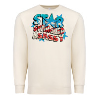 Sandshell Star spangled and sassy 4th of july Premium Sweatshirt - CowGirlArtShop