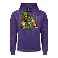 Cloud Purple st patrick's beers flags and hat Vintage Hoodie - AdoDesignShop
