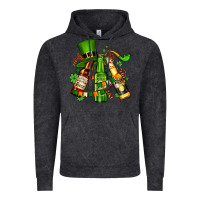 Vintage Black st patrick's beers flags and hat Vintage Hoodie - AdoDesignShop