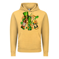 Vintage Mustard st patrick's beers flags and hat Vintage Hoodie - AdoDesignShop