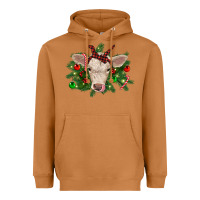 Meerkat Christmas charolais calf Heavyweight Hoodie - RanaPortraitStore