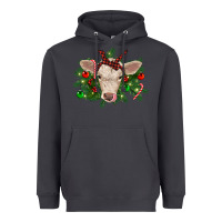 Smoke Christmas charolais calf Heavyweight Hoodie - RanaPortraitStore
