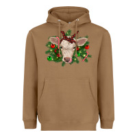 Toasted Coconut Christmas charolais calf Heavyweight Hoodie - RanaPortraitStore
