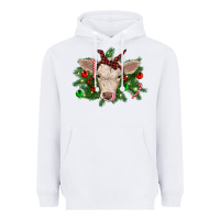 White Christmas charolais calf Heavyweight Hoodie - RanaPortraitStore