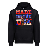 Black made in the usa Urban Hoodie - NancyCooperArtShop