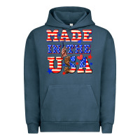 Pigment Midnight Navy made in the usa Urban Hoodie - NancyCooperArtShop