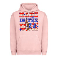 Pigment Salmon made in the usa Urban Hoodie - NancyCooperArtShop