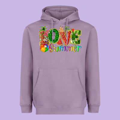 Love Summer With Watermelon Tbw Heavyweight Hoodie Designed By Texasbilliewilder