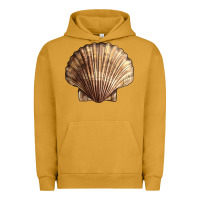 Pigment Peanut Butter Japanese Scallop Shell Urban Hoodie - LillyAllenDesigns