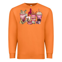 Carrot Girl boss coffee cups Premium Sweatshirt - Zillion Design Studio