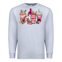 Heather Grey Girl boss coffee cups Premium Sweatshirt - Zillion Design Studio