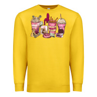 Lemon Girl boss coffee cups Premium Sweatshirt - Zillion Design Studio