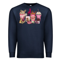 Navy Girl boss coffee cups Premium Sweatshirt - Zillion Design Studio