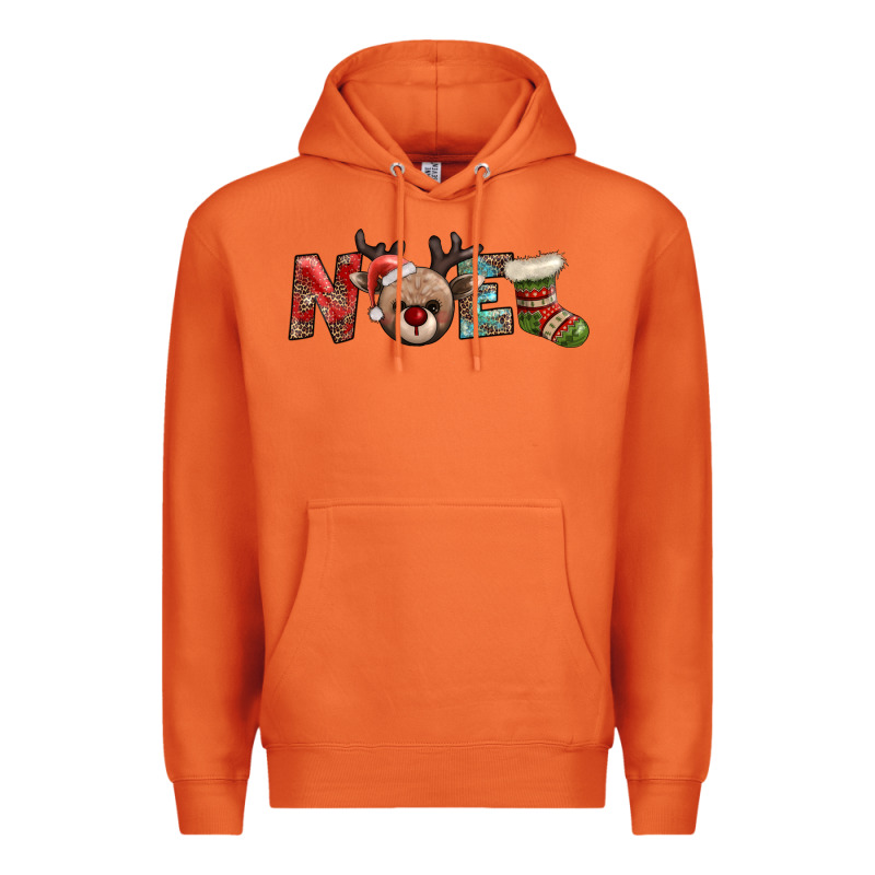 Noel With Sock And Reindeer Premium Hoodie by AdoDesignShop | Teevron