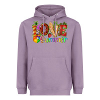 Lavender love summer with strawberry Heavyweight Hoodie - texasbilliewilder