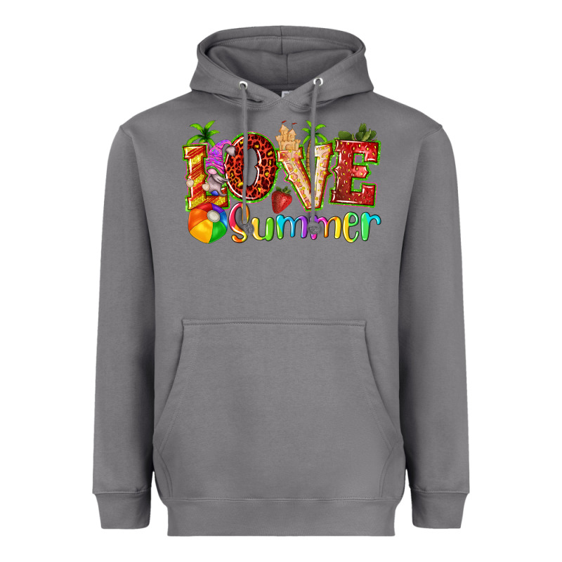 Love Summer With Strawberry Heavyweight Hoodie by texasbilliewilder | Teevron