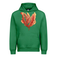 Emerald pink venus fan sea coral Urban Hoodie - LillyAllenDesigns
