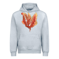 Heather Grey pink venus fan sea coral Urban Hoodie - LillyAllenDesigns