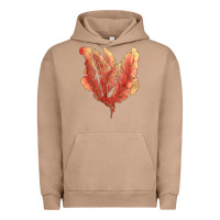 Pigment Burro pink venus fan sea coral Urban Hoodie - LillyAllenDesigns