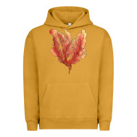 Pigment Peanut Butter pink venus fan sea coral Urban Hoodie - LillyAllenDesigns
