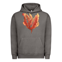 Pigment Tornado pink venus fan sea coral Urban Hoodie - LillyAllenDesigns