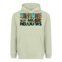 Matcha yeehaws and hellnaws Heavyweight Hoodie - Zillion Design Studio