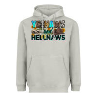 Moon Dust yeehaws and hellnaws Heavyweight Hoodie - Zillion Design Studio