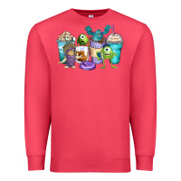 Cardinal cartoon characters coffee cups Premium Sweatshirt - Zillion Design Studio