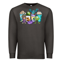 Smoke cartoon characters coffee cups Premium Sweatshirt - Zillion Design Studio