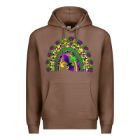 Chestnut mardi gras rainbow Premium Hoodie - AdoDesignShop