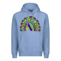 Colony Blue mardi gras rainbow Premium Hoodie - AdoDesignShop