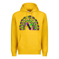 Lemon mardi gras rainbow Premium Hoodie - AdoDesignShop
