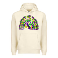 Sandshell mardi gras rainbow Premium Hoodie - AdoDesignShop
