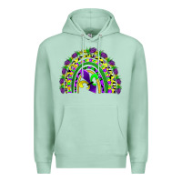 Seafoam mardi gras rainbow Premium Hoodie - AdoDesignShop
