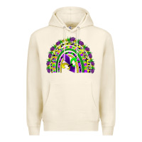 Tofu mardi gras rainbow Premium Hoodie - AdoDesignShop