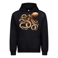Black octopus Urban Hoodie - LillyAllenDesigns