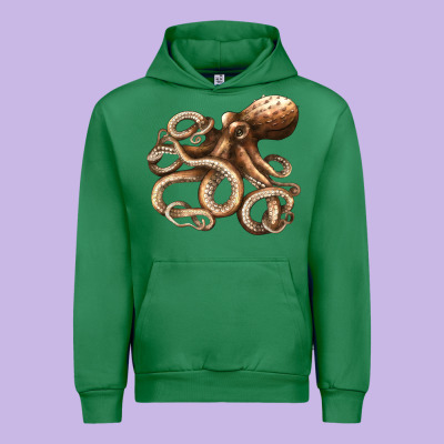 Octopus Urban Hoodie Designed By Lillyallendesigns