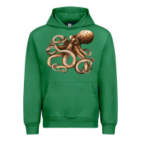 Emerald octopus Urban Hoodie - LillyAllenDesigns