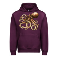 Mauve Wine octopus Urban Hoodie - LillyAllenDesigns