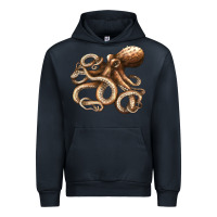 Navy octopus Urban Hoodie - LillyAllenDesigns