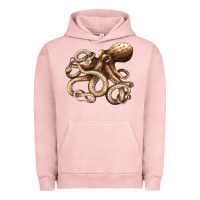 Pigment Salmon octopus Urban Hoodie - LillyAllenDesigns