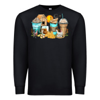 Black chicken coffee cups Premium Sweatshirt - Zillion Design Studio