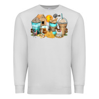 Dove Grey chicken coffee cups Premium Sweatshirt - Zillion Design Studio