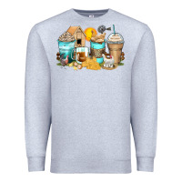 Heather Grey chicken coffee cups Premium Sweatshirt - Zillion Design Studio