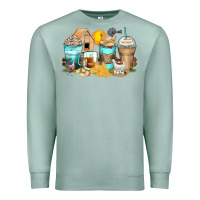 Seafoam chicken coffee cups Premium Sweatshirt - Zillion Design Studio