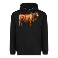 Black brahman bull Heavyweight Hoodie - RanaPortraitStore
