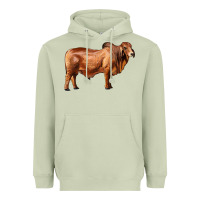 Matcha brahman bull Heavyweight Hoodie - RanaPortraitStore