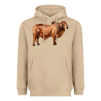 Mushroom brahman bull Heavyweight Hoodie - RanaPortraitStore